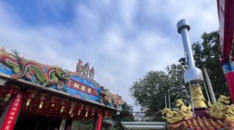 台中市沙鹿區晉江里保安宮福德祠／金爐加裝環保設備